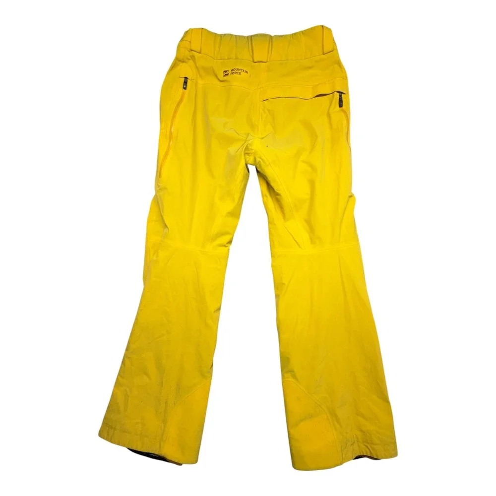 Mountain Force Artisan de Montagne Mens Yellow Ski Pants Winter Snow Trousers 32